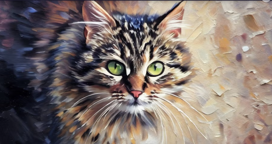 Photo into a painting