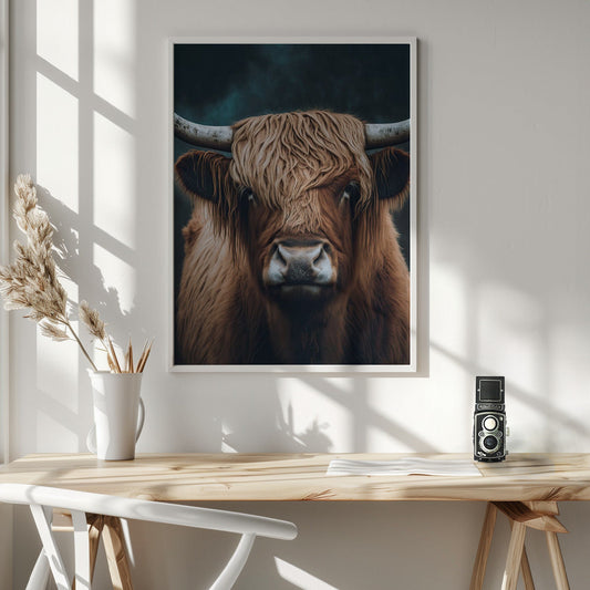 Wall Art Highland Cow