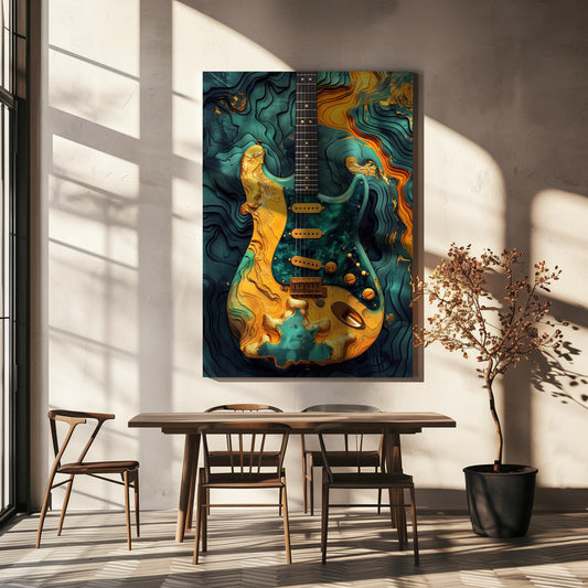 Music Guitar 1 Canvas Print