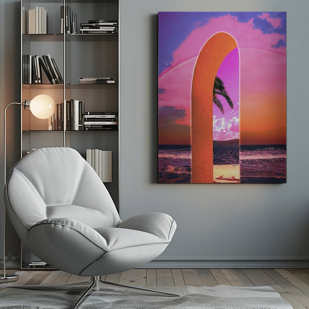 Wall art Portal Vaporwave