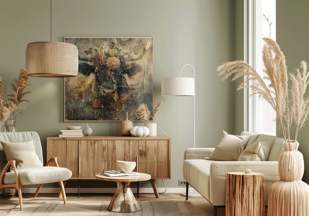 Wall art Floral Animals Vintage Art Illustration 10