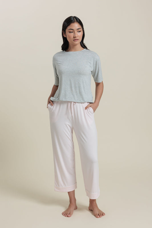 Bamboo Pajama Cropped Pants