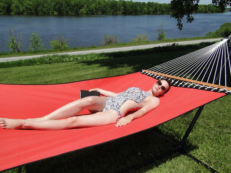 Poolside | Lake Hammock with 3-Beam Stand