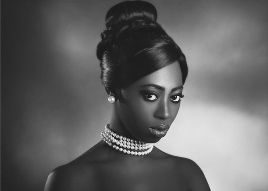 Wall art The white pearls