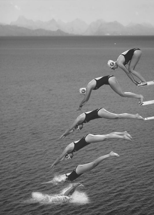 Wall art The beauty of diving