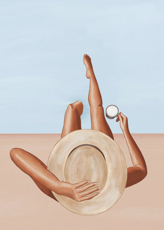 Wall art Poolside Girl