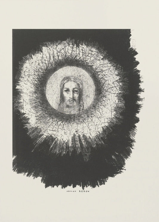 Wall art And the Face of Christ Shone In the Disk of the Sun