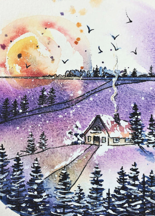 Wall art Winter 2 Canvas Print