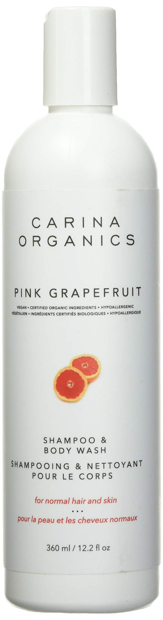 Carina Organics - Pink Grapefruit Shampoo & Body Wash (360ml 12)