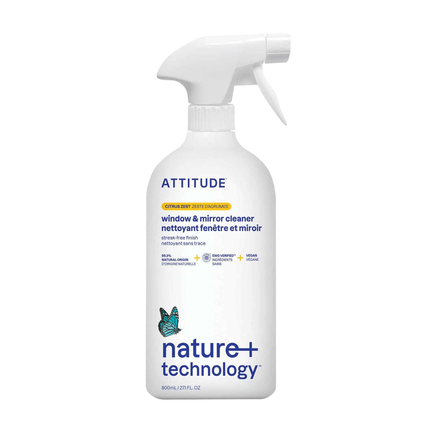 Attitude - Window & Mirror Cleaner (800ml)