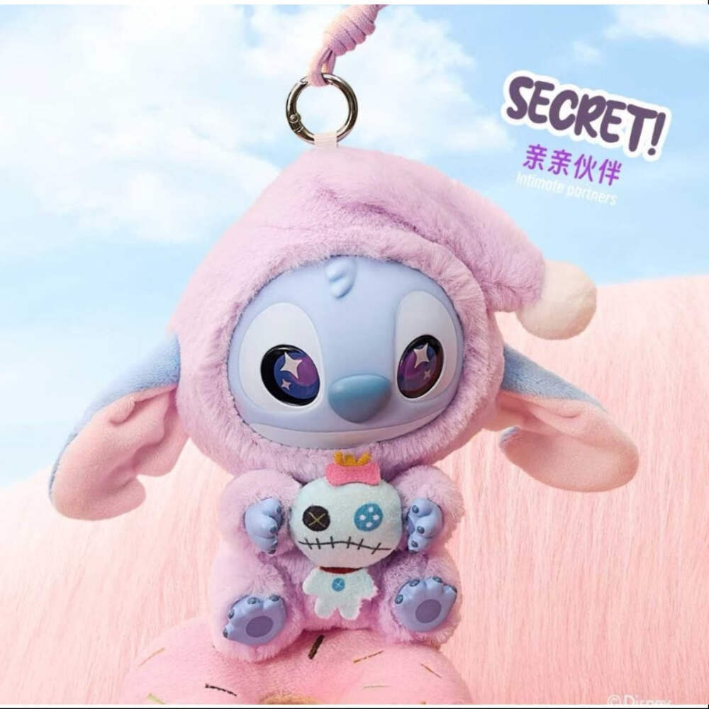 Stitch "Eat Something before Sleep" Series Vinyl plush keychain Blind Box Pendant