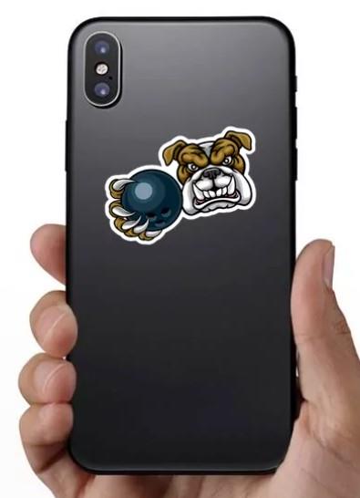 Car Sticker - Bulldog-Bowling Ball