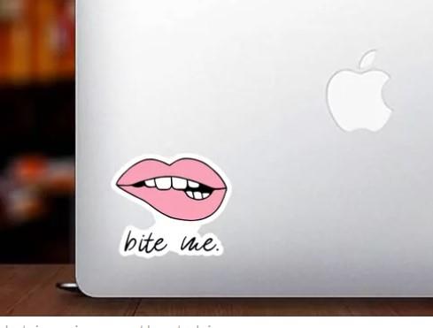 Car Sticker - Bite Me