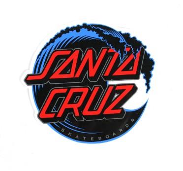 Santa Cruz Vacant Wave - 4" Sticker