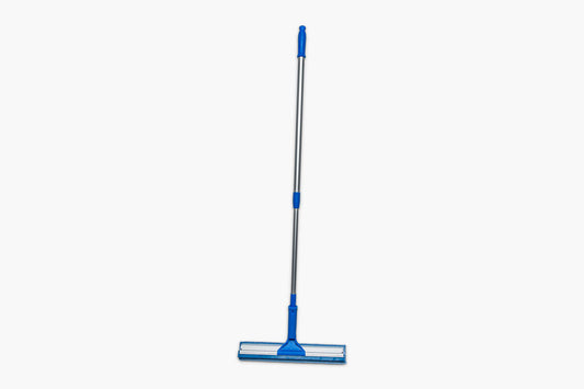 Window Cleaning Squeegee & Microfiber Scrubber