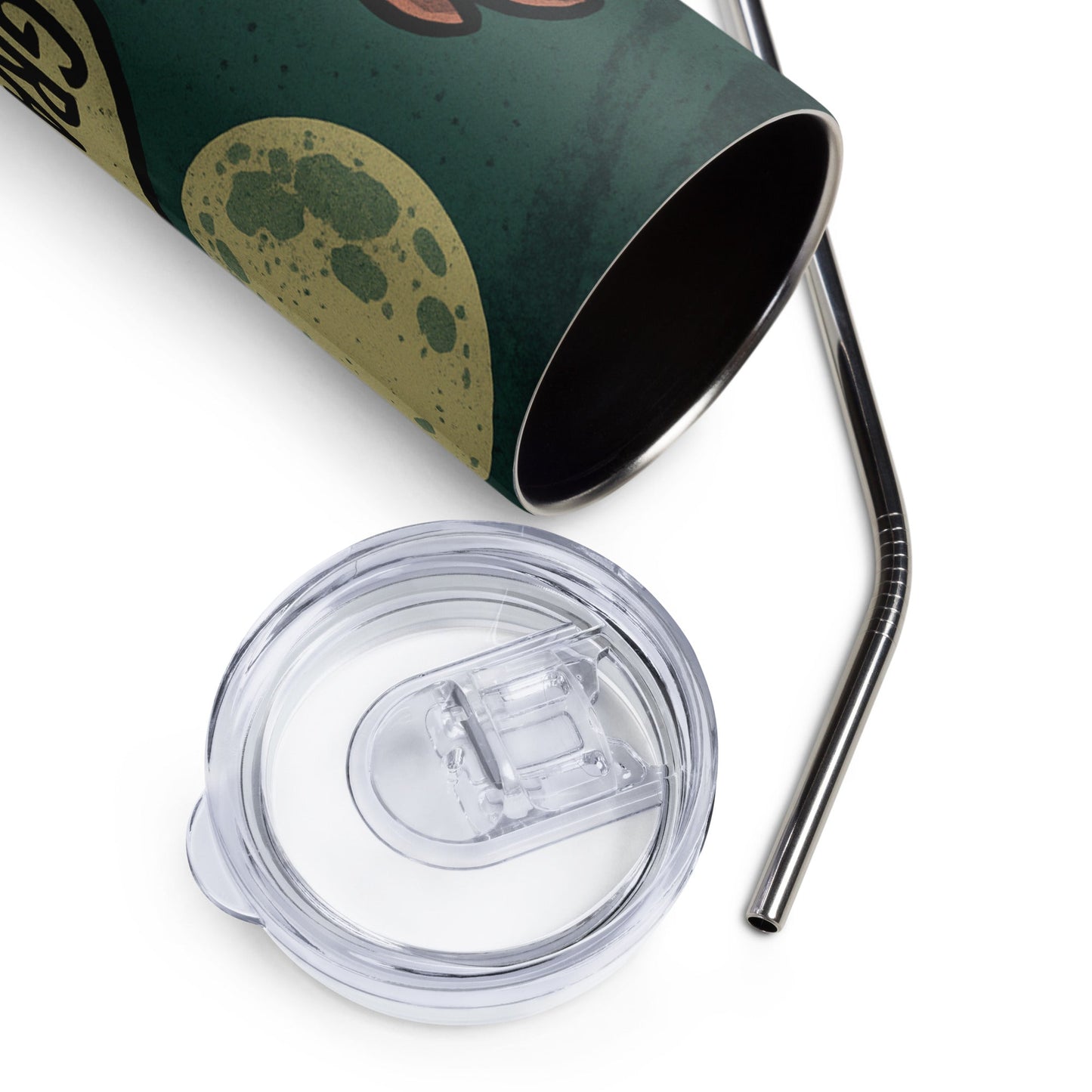 Halloween Zombie Chicken Scene Stainless steel tumbler