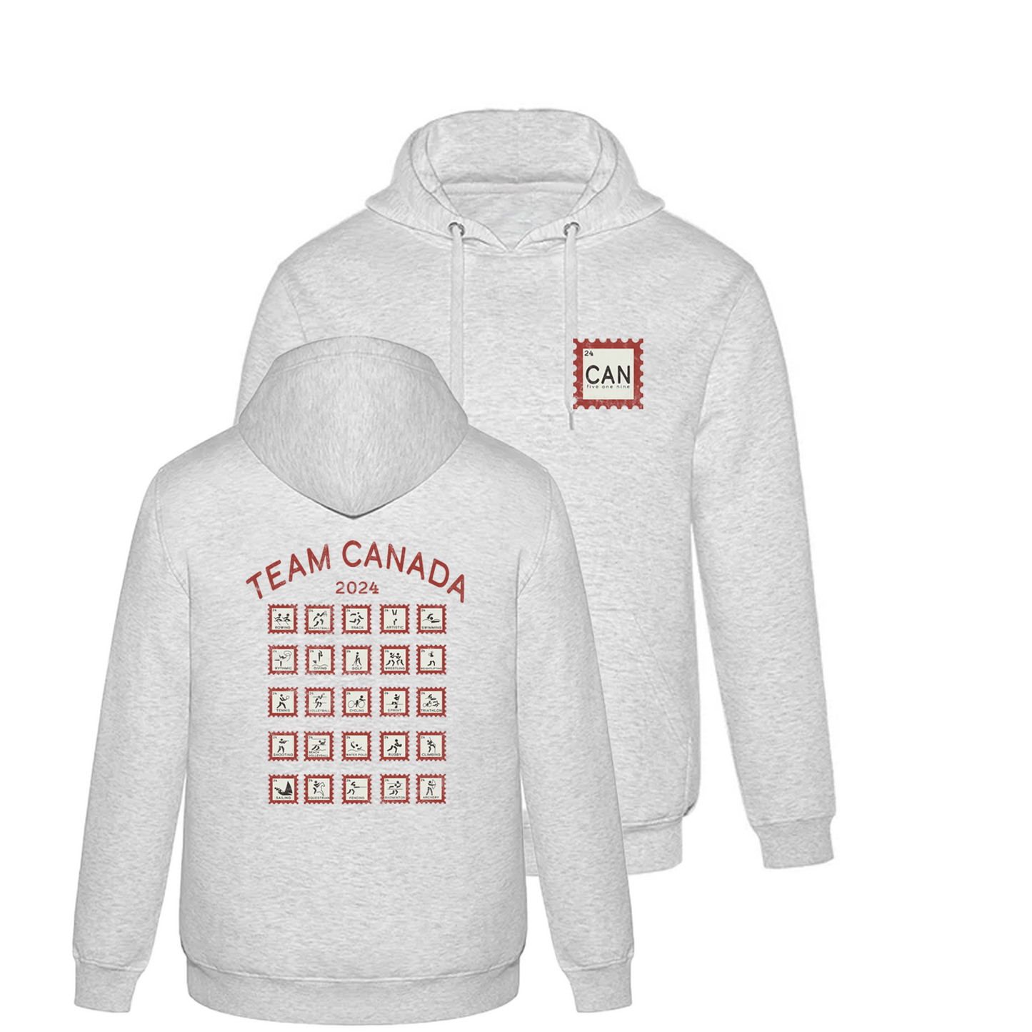 CANADA STAMP HOODIE (UNISEX)