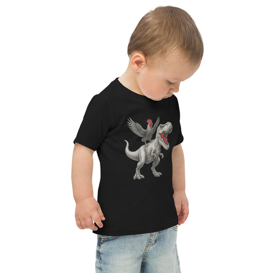 Chickasaurous Toddler jersey t-shirt