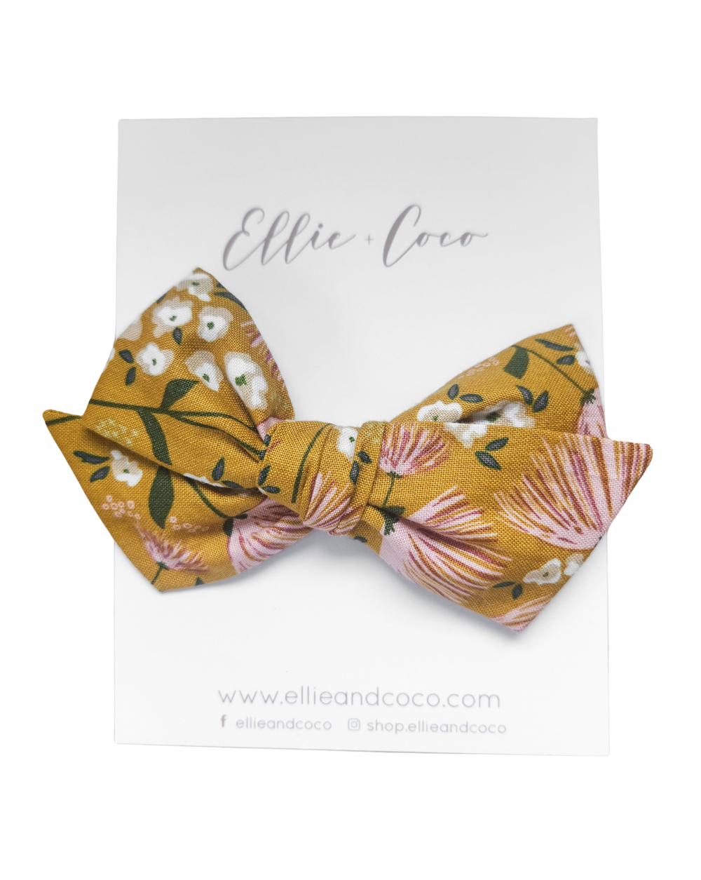 Blush 'n Butterscotch Oversize Bow