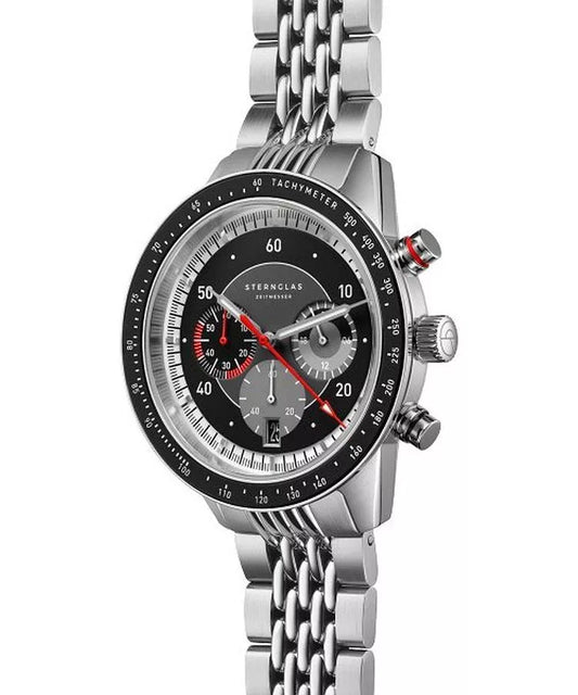 Sternglas Tachymeter 2.0 Men's 44 mm Quartz Watch