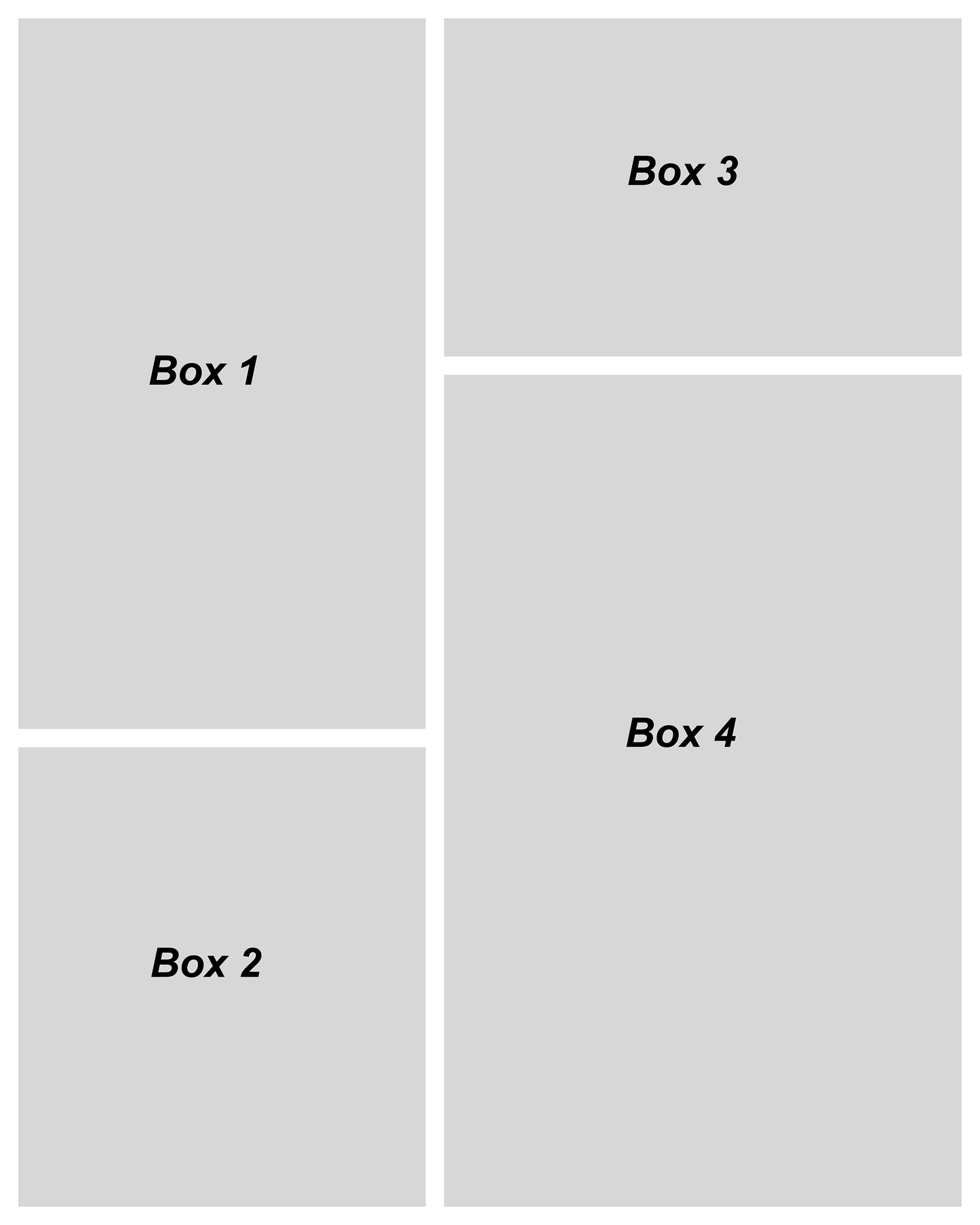 16″X20″ Collage Canvas Photo 4 block #207