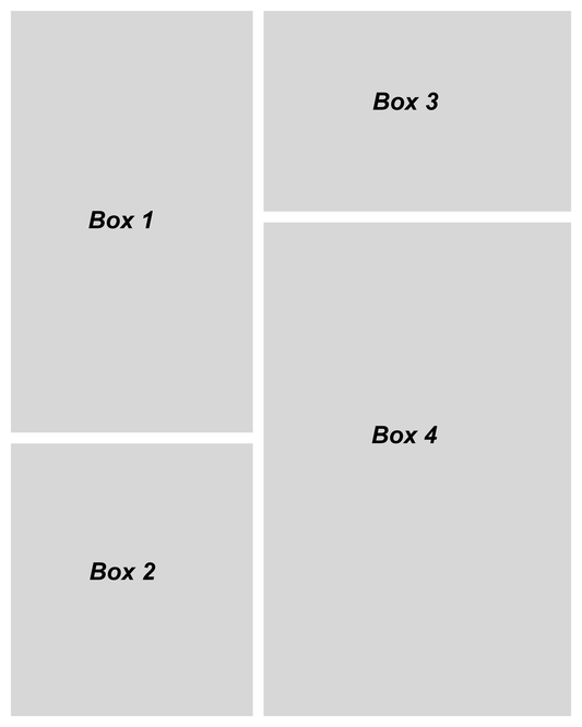 16″X20″ Collage Canvas Photo 4 block #207