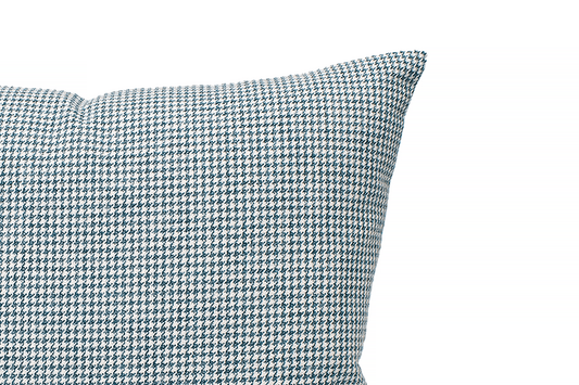 Lake Houndstooth Cushion Cover