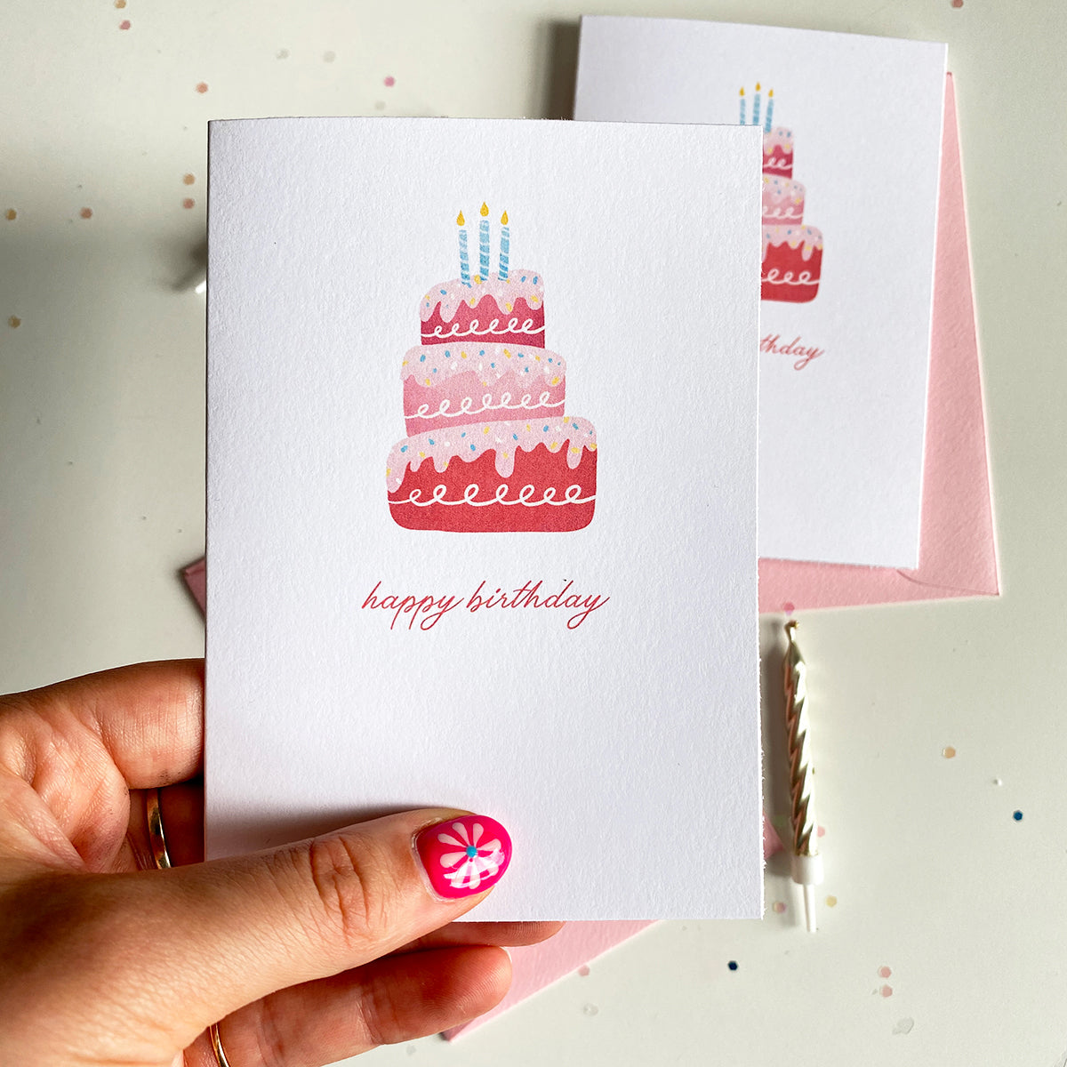 Blow Out Your Candles Mini Birthday Greeting Card