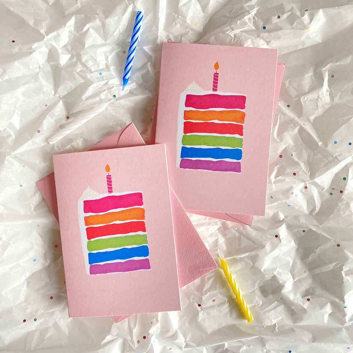 Sweet As Cake Mini Birthday Greeting Card