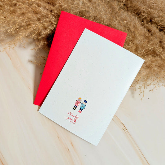 Warm Wishes Mini Holiday Nutcracker Card