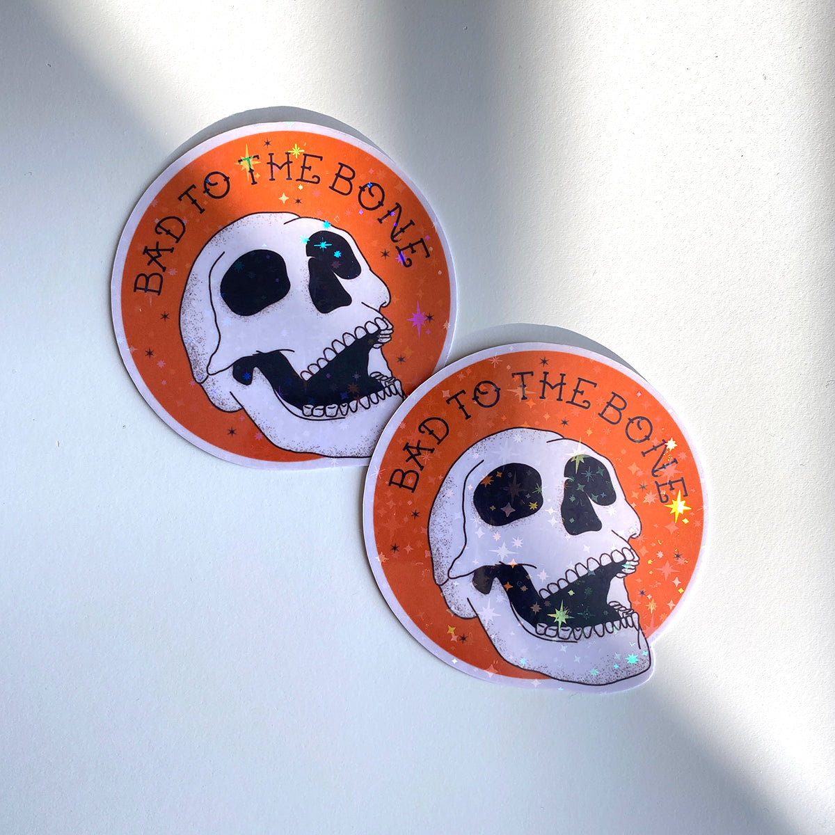 Bad to the Bone Sticker