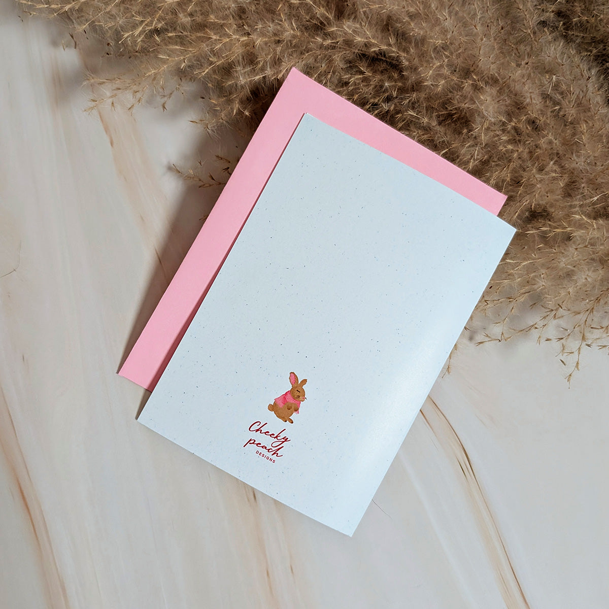 Hoppy Holidays Mini Bunny Card