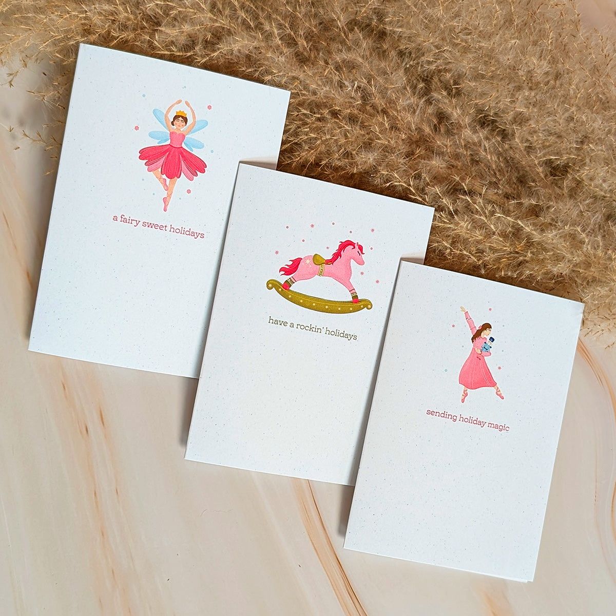 Sugar Plum Fairy Mini Holiday Nutcracker Card