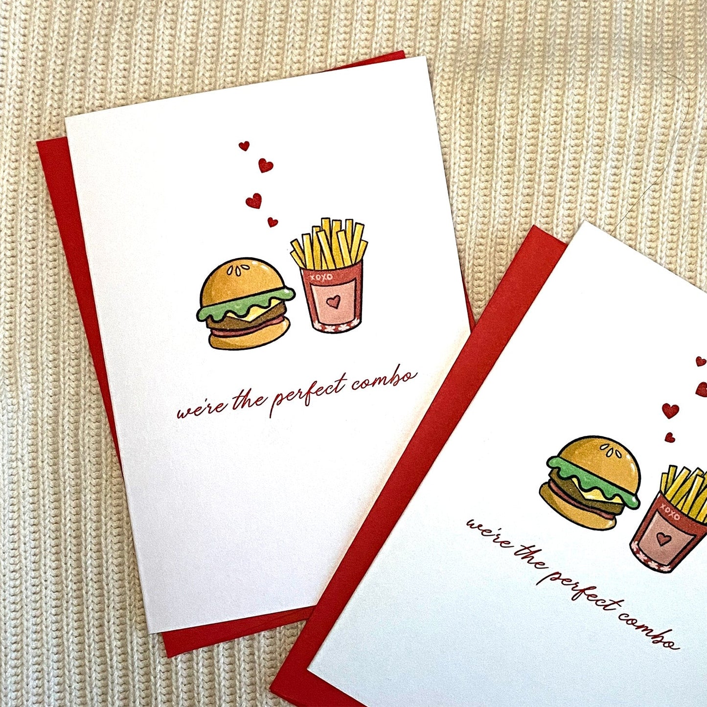 We're the Perfect Combo Mini Greeting Card