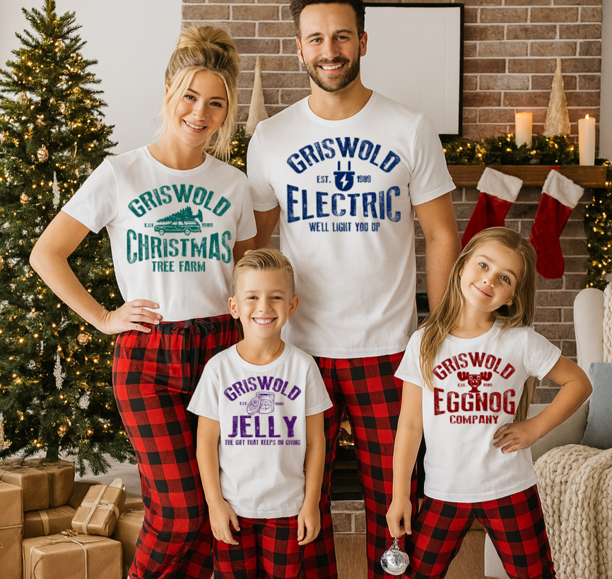 Hoody Crewneck – Griswold Family Christmas Matching Pajama Shirts