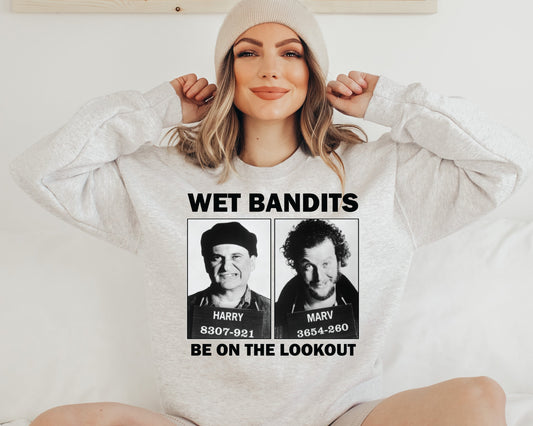 Sweatshirt Crew Hoodie Or T-Shirt  Christmas  Kevin Wet Bandits