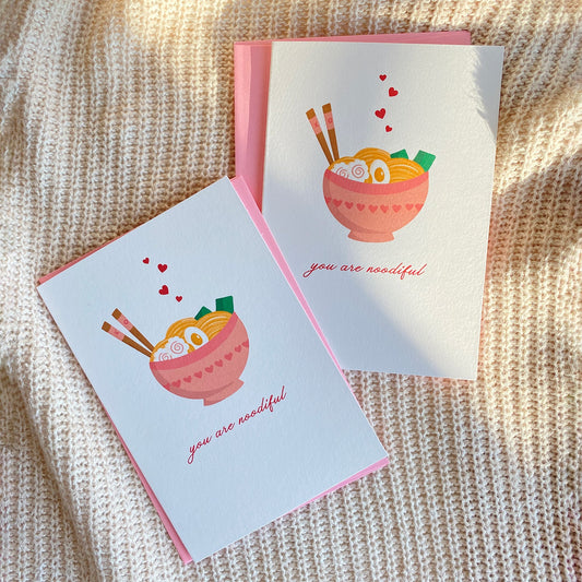 You Are Noodiful Mini Greeting Card