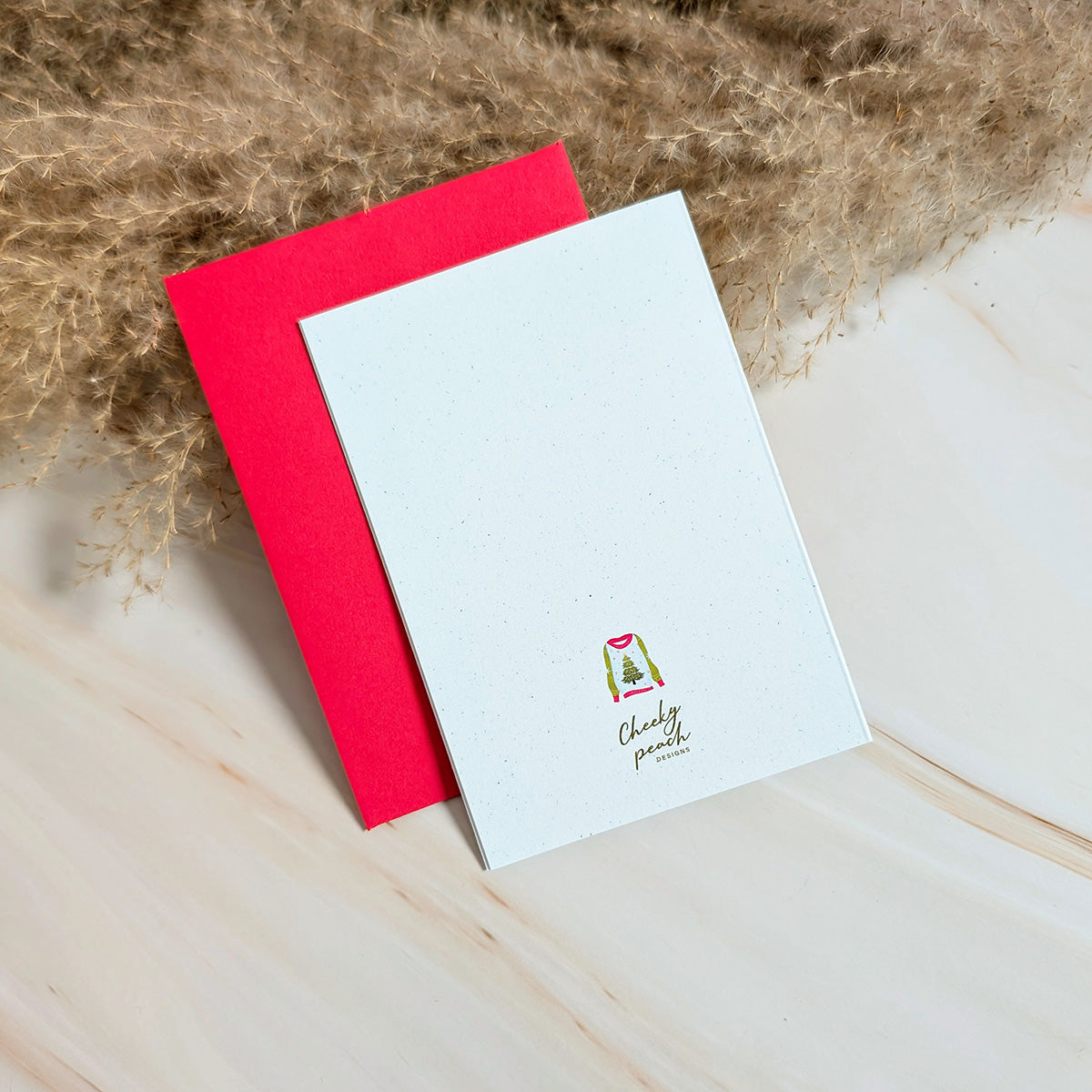 Rockin' Around the Cozy Tree Mini Holiday Card