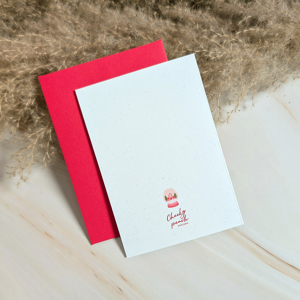 Season’s Greetings Snow Globe Mini Holiday Card