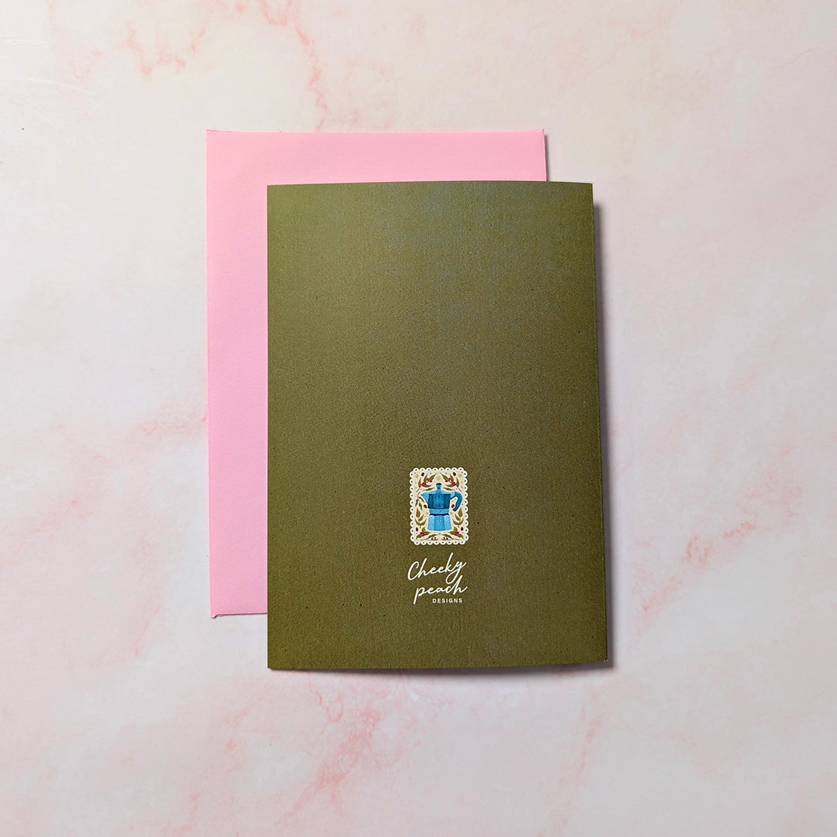 I Love You More Than Coffee | Mini Greeting Card