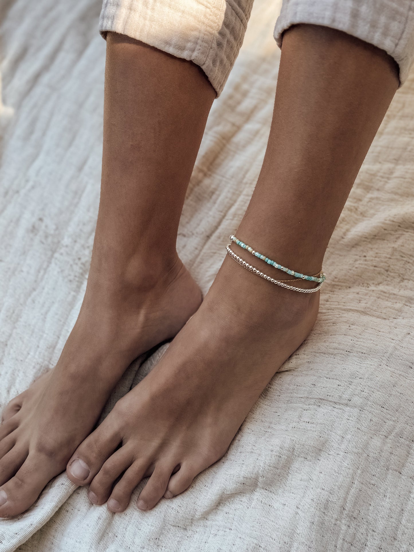 3mm Sterling Silver Anklet