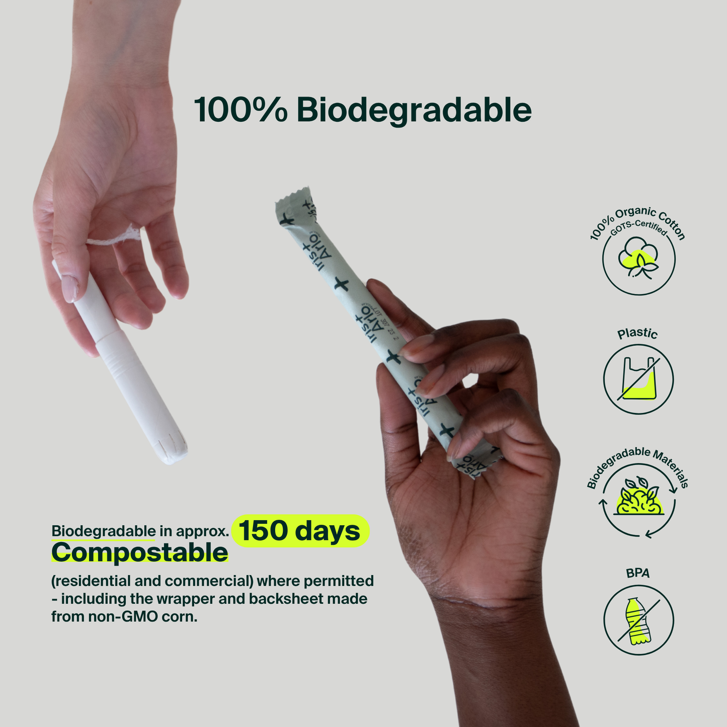 Applicator Tampons, Cardboard Applicator - regular - Bulk (100)