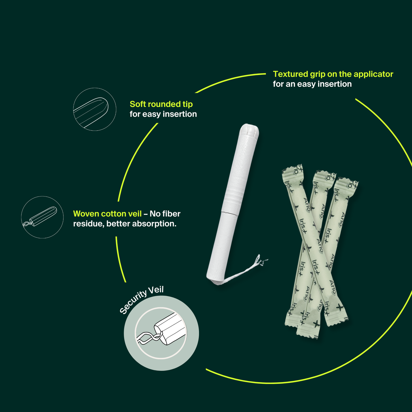 Bulk - Applicator Tampons, Cardboard Applicator - regular