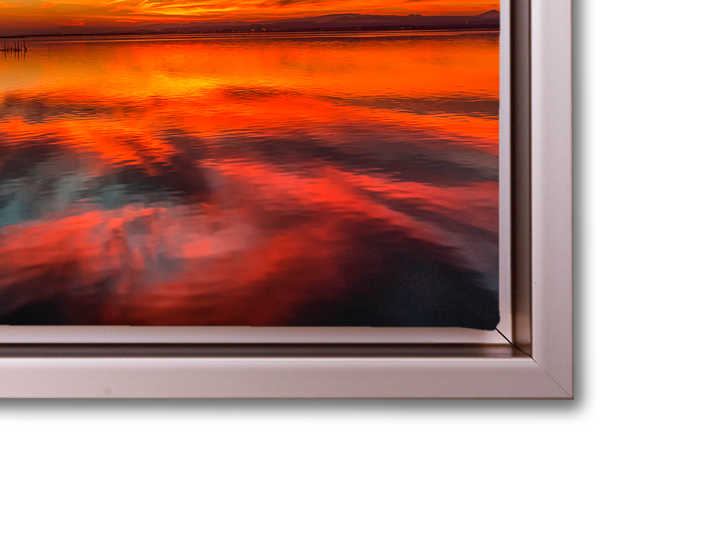 Floating Frame Rose Gold