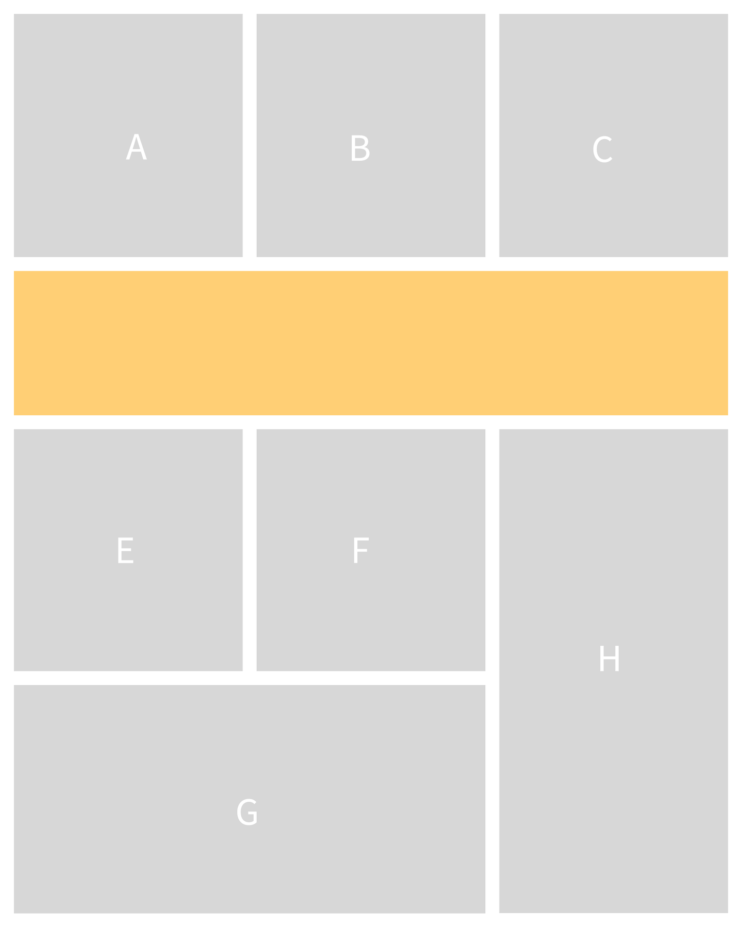 16″X20″ Collage Canvas Photo 8 block and text