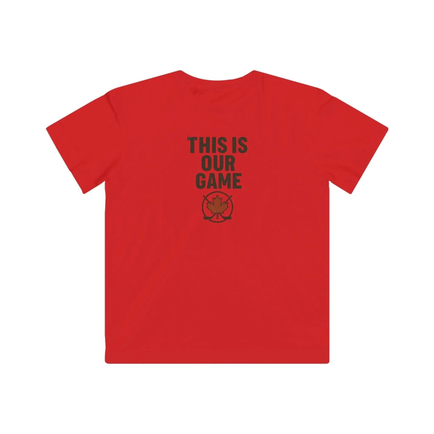 This Is Our Game Youth T-Shirt – Canadian Maple Leaf Tee