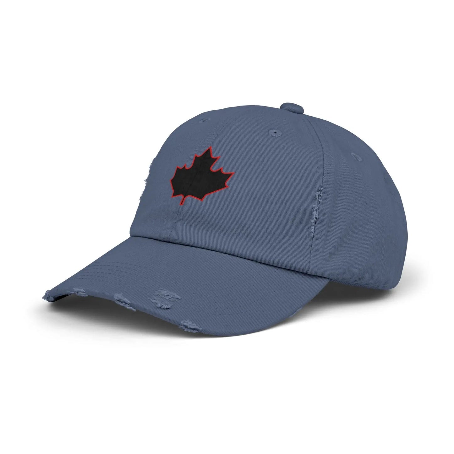 Maple Stick Distressed Hockey Cap – Retro Canadian Style