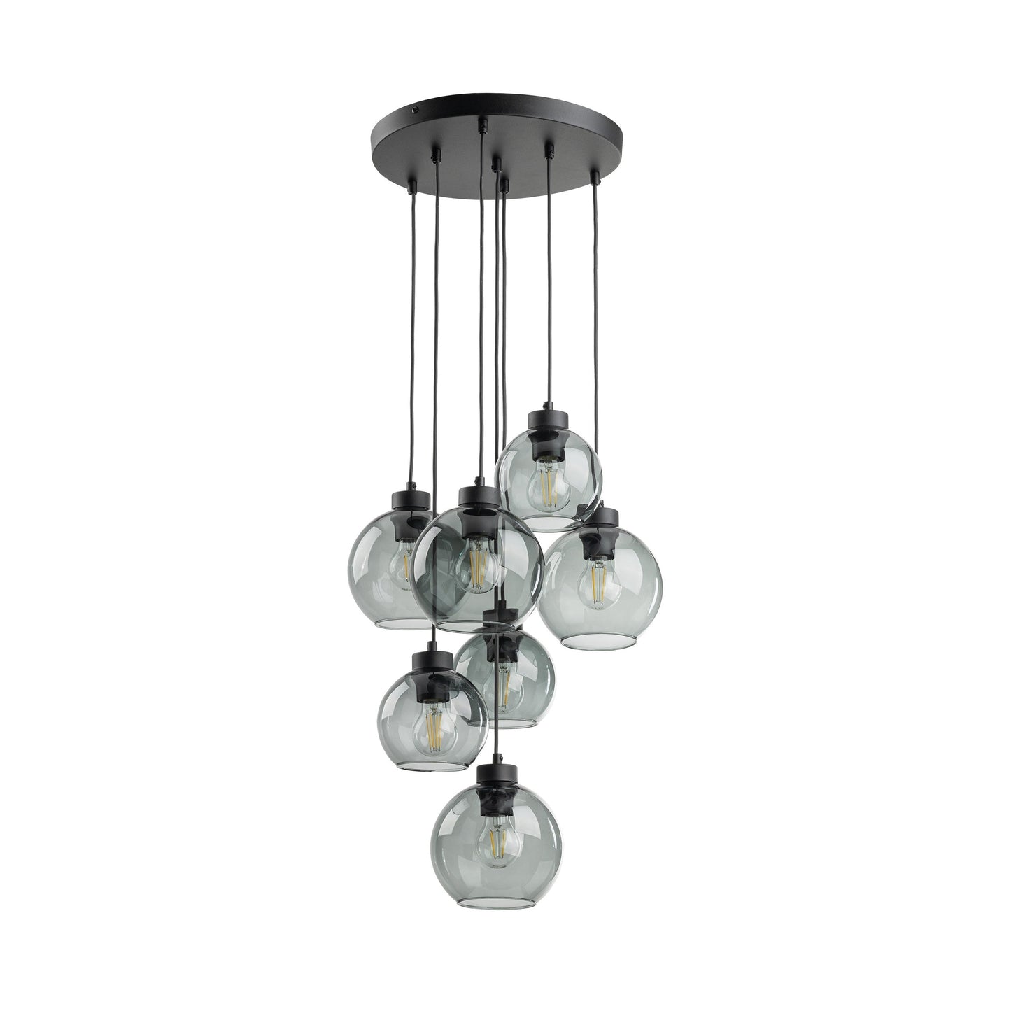 CUBUS Graphite Glass Scandinavian Pendant Light 7
