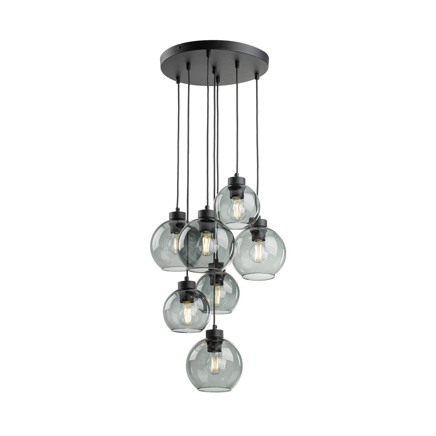 CUBUS Graphite Glass Scandinavian Pendant Light 7