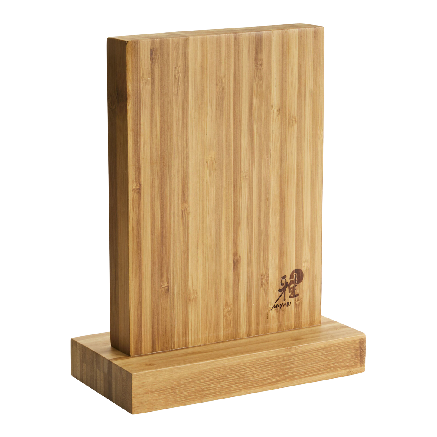 MIYABI Magnetic Bamboo Knife Block | Eco-Friendly Storage (Empty)